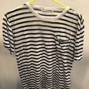 Black and white stripe shirt